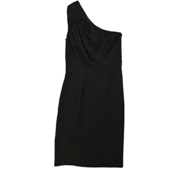 Banana Republic Dresses & Skirts - Banana Republic Black Asymmetrical One-Shoulder Cocktail Dress